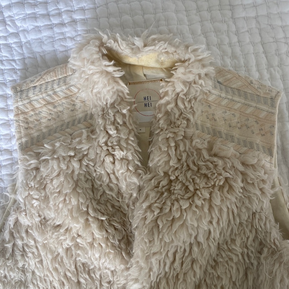 Hei Hei Anthropologie Sherpa Vest